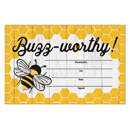 [EU844226] THE HIVE BUZZ-WORTHY Award 14cm x 21.5cm (36 awards)