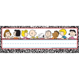 [EU833133] PEANUTS SELF ADHESIVE NAME PLATES (36/pkg)