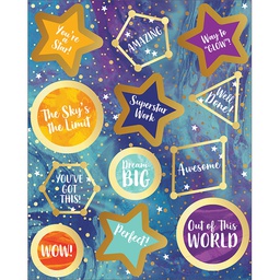 [CD168274] *Galaxy Motivators Shape Stickers  (72 Stickers)