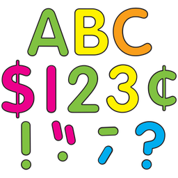 [TCR5815] Neon Brights Classic 4&quot; Letters Uppercase Pack (81 pcs)