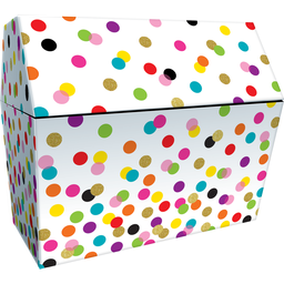 [TCR8589] CONFETTI Chest 9.5&quot;x8&quot;x8.5&quot; (24cm x 20cm x 21.6cm)
