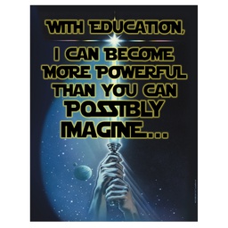 [EU837248] STAR WARS POWER OF EDUCATION CHART (17&quot; x 22&quot;)(43cm x 56cm)