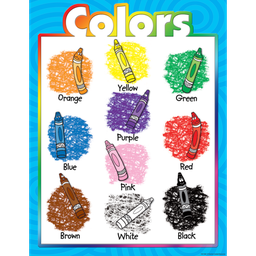 [TCR7685] COLORS Chart (17''x22'')(43cmx56cm)