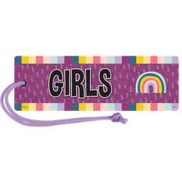 [TCR77520] OH HAPPY DAY Magnetic Hall Pass GIRLS (17cmx6cm)