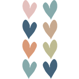 [TCR7140] EVERYONE IS WELCOME HEARTS Mini Stickers 378/pkg