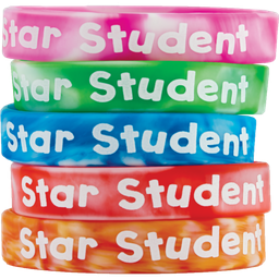 [TCR6572] STAR STUDENT FANCY Wristbands (10 pcs) (7.25''-18.4cm)