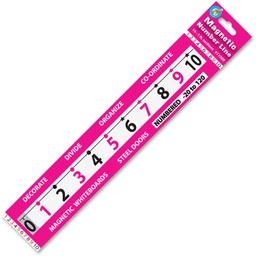 [ASH11300] MAGNETIC NUMBER LINE (-20 to 120)  14' total= 4.27m