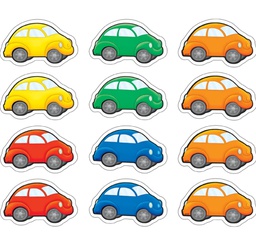 [TCR5421] Cars Mini Accents 2.6''(6.6cm) (36pcs)