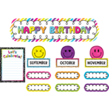 [TCR6924] Brights 4Ever Happy Birthday Mini BB Set 20.5&quot;x5.5&quot;(52.07cmx13.9cm) (50pcs)