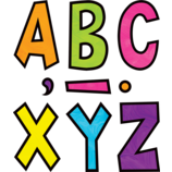 [TCR70106] Brights 4Ever (7&quot;-17.7cm) Fun Font Letters (120pcs)
