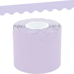 [TCR9158] Lavender Scalloped Rolled Border Trim, (3''x50')(7.6cmx15.2m)