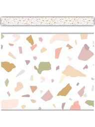[TCR7211] Terrazzo Tones Straight Border Trim (12pcs)(3''x35'')(7.6cmx89cm)