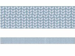 [TCR6777] Classroom Cottage Blue Petals Straight Border (12pcs)(3&quot;x35&quot;)(7.6cmx89cm)