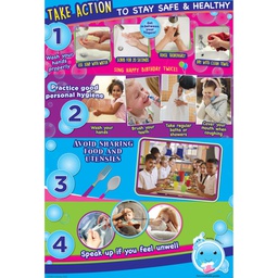 [ASH91098] SMART POLY CHART BASIC HYGIENE (13''x19'')(33cmx48.2cm)